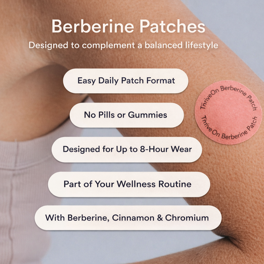 ThriveOn | Berberine Patches (Upgraded GLP-1)